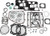 JAMES GASKETS 17054-99-MLS GASKET TOPEND TC 95 W/MLS HD GASKET KIT 17054-99-MLS