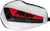 ROX FT3-HG-BWR GEN 3 FLEX-TEC HANDGUARDS WHT/BLK/RED