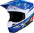 ALPINESTARS SM3 Helmet - Falcon - Red Fluo/White/Blue/Yellow Fluo - XS [83009273206XS]