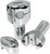 LA CHOPPERS Handlebar Risers for 1" Handlebars - Smooth - 6" - Black [LA740206B]