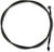 LA CHOPPERS Midnight Braided Clutch Cable - 12"-14" Ape Hanger Handlebars - FXDB/C [LA8210C13M]