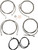 LA CHOPPERS Complete Plug-and-Play Cable Kit - 12" - 14" Handlebars - '21-'22 FLTR - ABS - Black [LA8058KT313B]
