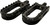 LA CHOPPERS BMX Foot Pegs - Black/Brass [LA720502B]