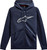 ALPINESTARS Ageless II Zip Hoodie - Charcoal/Turquoise - 2XL [10385305219762X]