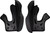 Moose Offroad Air Intake Cheek Pads - Black - Small [01343196]