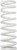 Moose Offroad Shock Spring - 59 mm OD - 45 n/mm - White [13120957]