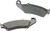 Moose Offroad Qualifier Brake Pads - Front/Rear - Polaris [M997ORG]
