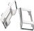 Moose Offroad Radiator Braces - Silver - Beta [114018]
