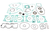 VERTEX 8110009 COMPLETE GASKET SET WITH OIL SEALS