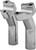 HARDDRIVE H57-6075CF-4.5 H-BAR RISERS 4.5" PULLBACK CHROME