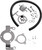 HARDDRIVE 120185 COMPLETE MNT KIT BREATHER HOSE CHROME TOURING 08-16