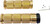 HARDDRIVE 353060 GRIP SET RETRO BRONZE TBW