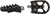 FLO MOTORSPORTS FPEG-800BLK MOTO STYLE FOOTPEG SET BLACK 2"X3.125"