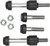SANTORO FABWORX SF40001 WAY KOOL SHOCK MOUNT BLACK DYNA 09-17
