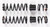 ZBROZ K101-CAT-36 DUAL RATE SPRING KIT 36" STD A/C