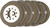ENERGY ONE BT-5 E1 CLUTCH KIT BT 4-SPD FRICTIONS AND PLATES
