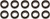 FACTORY LINKS Wheel Bearings - Double Seal - 62/28 2RS - 28x58x16 - 10 Pack [WBEJ029]