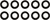 FACTORY LINKS Wheel Bearings - Double Seal - 63005 2RS - 25x47x16 - 10 Pack [WBEJ066]