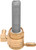 GOLAN PRODUCTS "Click-Slick" Fuel Petcock - Backward - Raw Brass - 22mm [76312BBS]