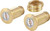 PAUL YAFFE BAGGER NATION Lightning Bolts Kit - Run/Brake/Turn - Brass [PYO:BBLBBR]