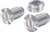 PAUL YAFFE BAGGER NATION Lightning Bolts Kit - Run/Brake/Turn - Chrome [PYO:BBLBC]