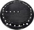 COVINGTONS Derby Cover - Dimpled - Black - 5 Hole [C1973B]