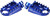 SCAR RACING Evolution Foot Pegs - Blue - Yamaha [S1511B]