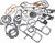 COMETIC Complete Gasket Kit - 3.890" I.D. - '73-'76 1000 XLH/XLCH [C9049F]