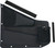 SHOW CHROME Kaliber Side Organizer - Driver and Passenger - Black w/ Blue Stitching [H447BLU]