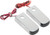alloy art Strut Light - LED - Red/Smoke - Raw [SSL2R]
