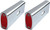 PRO-ONE PERF.MFG. Strut LED Marker Light - Chrome/Red [909108R]