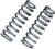 High Lifter Shock Springs - Front - Silver [7913807]