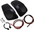 KICKER Speaker Lids - Vivid Black - without Speakers - '14-'23 FLHR/FLHT/FLHX/FLTR [46HDBLVB]