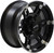 AMS Wheel - Roll'n 104 - Front/Rear - Machined Black - 14x7 - 4/156 - 4+3 [4734031AB]