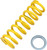 FACTORY CONNECTION Shock Spring - Rear - Spring Rate 313 lb/in [ALN0056]