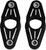 ACCUTRONIX Swingarm Pivot Blocks - Black Anodized - Ball-Milled [FXPV1MN]