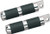 ACCUTRONIX Rubber Foot Pegs - Male Mount - 3/4 - Chrome/Black [RP111RC]