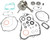 HOT RODS Crankshaft Kit - OE Crankshaft Replacement - Yamaha [CBK0077]