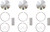 Wossner Piston Kit - 68.88 mm - Yamaha [K7052DA3]