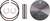 Wossner Piston Kit - 71.95 mm - KTM | Husqvarna | Gas Gas [8327DB]