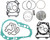 VERTEX Top End Piston Kit - 89.97 mm - Arctic Cat | Kawasaki | Suzuki [VTKTC22951B1]