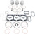 WISECO Piston Kit with Gaskets - 74.50 mm - Overbore to 889 cc/809 Engine Type - Ski-Doo [SK1295]