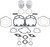 WISECO Piston Kit with Gaskets - 70.50 mm - 493 Engine Type - Ski-Doo [SK1324]