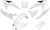 UFO Body Kit - White - KTM - SX '23-'24 [KTKIT529F@042]