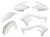 ACERBIS 2449610002 PLASTIC KIT WHITE