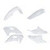 ACERBIS 2988056811 PLASTIC KIT WHITE