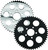 HARDDRIVE 201659 REAR SPROCKET 51T CHROME DISHED BIG TWIN 00-13