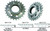 HARDDRIVE 191328 CHAIN CONV SPRKT 24T 0.9" OFFSET 6-SPEED