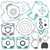 VERTEX 811327 COMPLETE GASKET SET WITH OIL SEALS