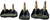 STUD BOY 2513-P8-BLK SUPER-LITE PRO SERIES SINGLE BACKERS .75" 84/PK BLACK